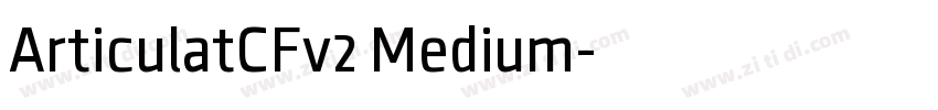 ArticulatCFv2 Medium字体转换